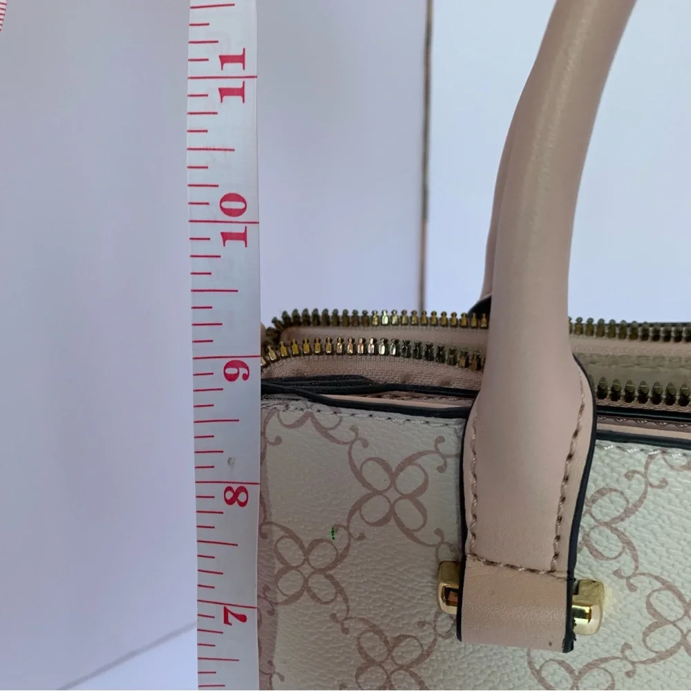 Nine West Cream and Pink Satchel - Picture 3 of 8